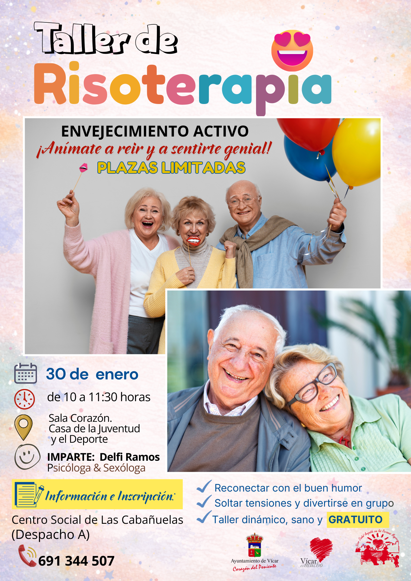 TALLER DE RISOTERAPIA